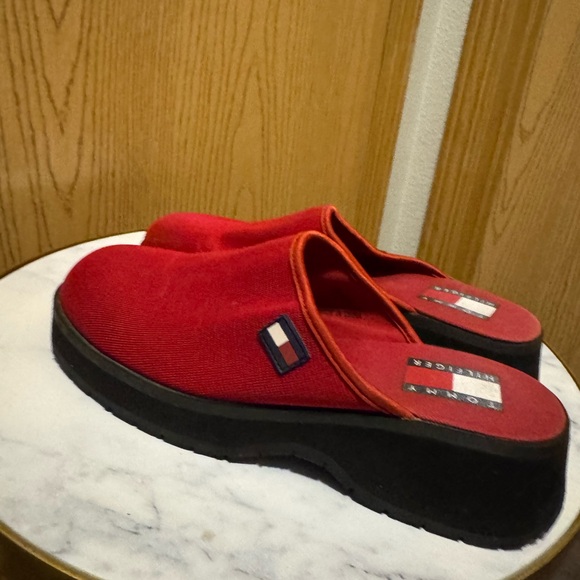 Tommy Hilfiger Red Mules - Picture 7 of 7